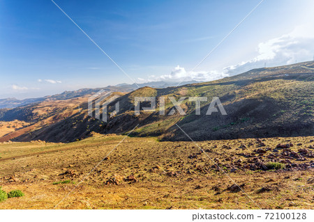 landscape of Bale Mountain, Ethiopia wilderness 72100128