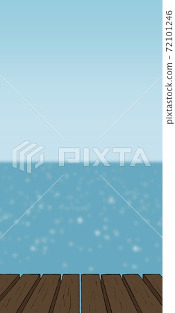Sea and brown deck background image 72101246