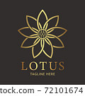 Lotus luxury flower logo template 72101674
