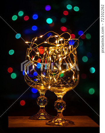 wine glass bokeh photography