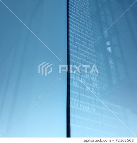 Reflection of skyscrapers reflected in Shibuya Reflection of skyscrapers reflected in Shibuya 72102508