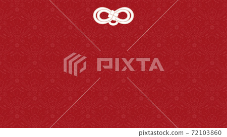 Background illustration with double leaf knot in the image of a talisman_16: 9 Background illustration with double leaf knot in the image of a talisman_16: 9 72103860