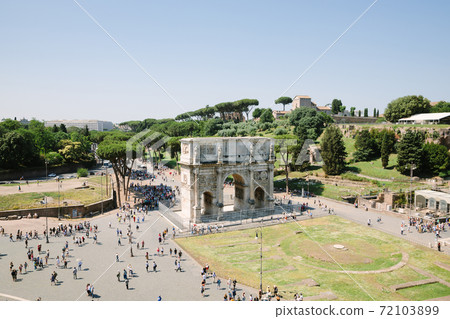 Triumphal Arch of Constantine in Rome 72103899