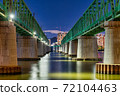 漢江鐵路大橋夜景 72104463