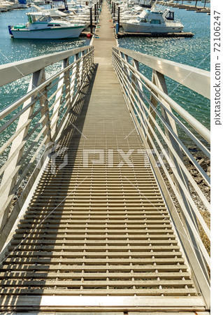 A pier leading to waterfront marina in Newport, OR A pier leading to waterfront marina in Newport, OR 72106247