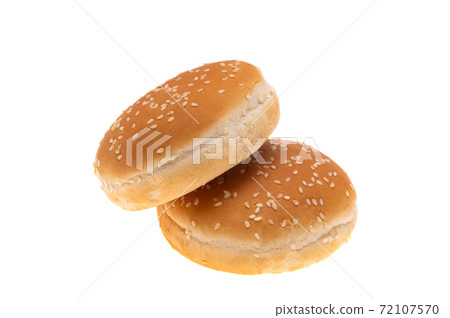 burger bun isolated 72107570