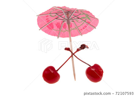 cocktail cherry isolated cocktail cherry isolated 72107593