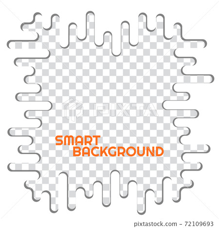 White fluid waves frame with shadow. Abstract dynamic liquid rounded shapes. Vector digital smart background White fluid waves frame with shadow. Abstract dynamic liquid rounded shapes. Vector digital smart background 72109693