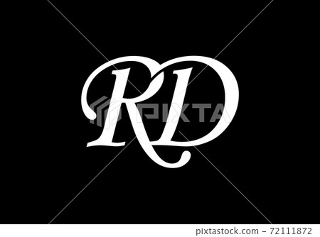 Initial Monogram Letter R D Logo Design Vector... - Stock Illustration  [72111872] - PIXTA