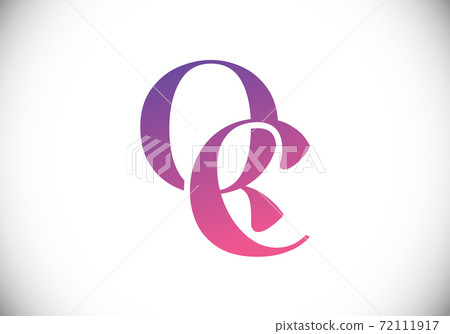 Initial Monogram Letter Q C Logo Design Vector... - Stock ...