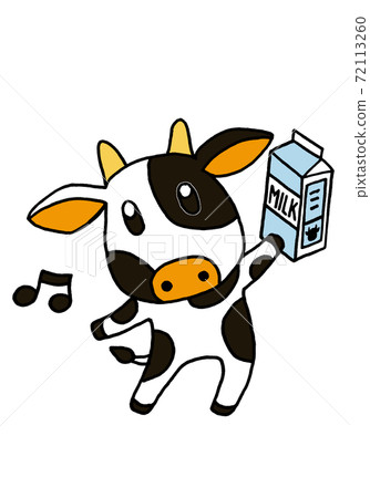 可愛的牛第5部分站在前面的牛奶 72113260