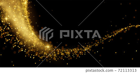 Holiday Abstract shiny color gold design element 72113313