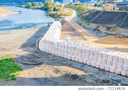 靜岡縣伊豆之國市的鹿野河岸保護工作 靜岡縣伊豆之國市的鹿野河岸保護工作 72114619