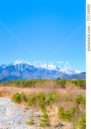 Jiigatake, Kashimayarigadake, Goryudake seen from Omachi City 72114800