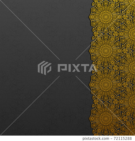 Background with traditional floral ornament. Vector illustration. Background with traditional floral ornament. Vector illustration. 72115288
