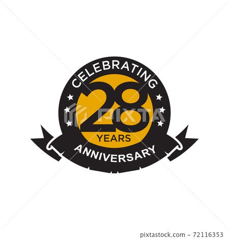 28th anniversary logo design template 28th anniversary logo design template 72116353