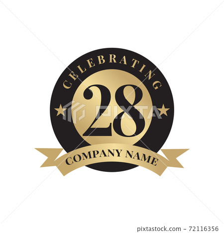28th anniversary logo design template 28th anniversary logo design template 72116356