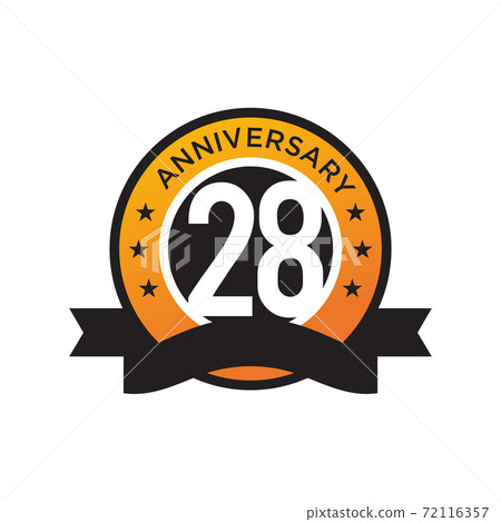 28th anniversary logo design template 28th anniversary logo design template 72116357