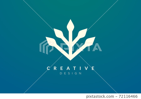 The concept of plant design is integrated into geometric shapes with a minimalist and modern style. The concept of plant design is integrated into geometric shapes with a minimalist and modern style. 72116466