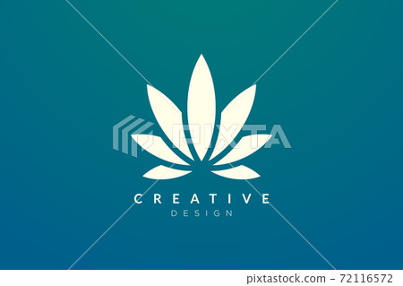 Design abstract flower and leaf logo for spa, hotel, beauty, health, fashion, cosmetic, boutique, salon, yoga, therapy. Simple and modern vector design for your business brand or product. 72116572