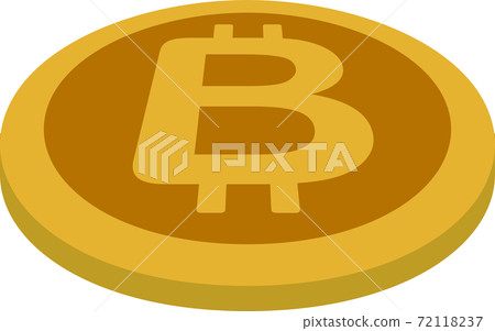 比特幣虛擬貨幣一種放置在平面上的貨幣 72118237