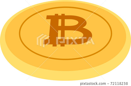 比特幣虛擬貨幣一種放置在平面上的貨幣 72118238