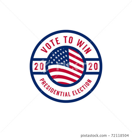 2020 United States of America presidential election vote banner. 2020 United States of America presidential election vote banner. 72118504