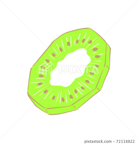 Kiwifruit * White paint in line art Kiwifruit * White paint in line art 72118822