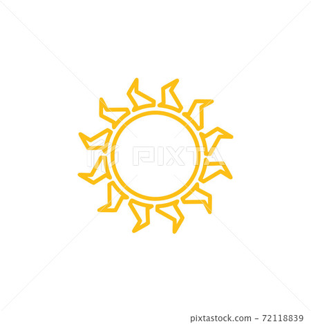 Sun icon. summer symbol vector illustration Sun icon. summer symbol vector illustration 72118839