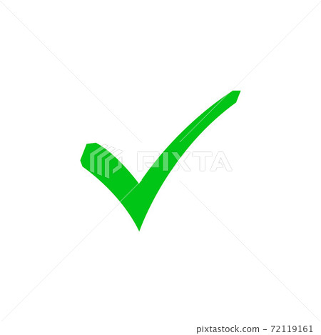 Tick or check mark icon symbol 72119161