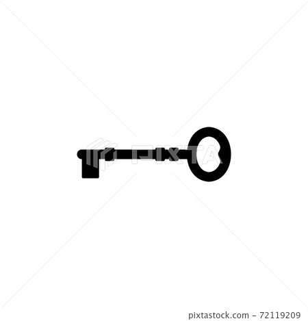 Classic key icon vector illustration Classic key icon vector illustration 72119209