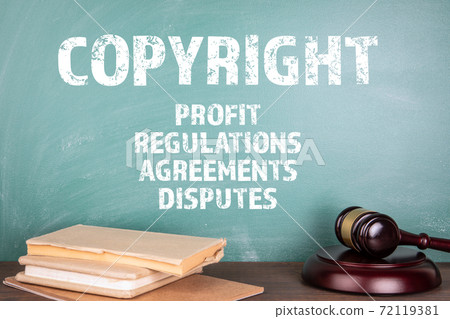 COPYRIGHT. Profit, Regulations, Contracts and Disputes concept. Judge's hammer COPYRIGHT. Profit, Regulations, Contracts and Disputes concept. Judge's hammer 72119381