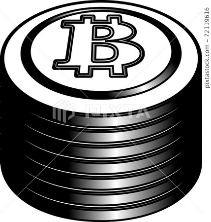 Moderately piled up Bitcoin cryptocurrency asset management Moderately piled up Bitcoin cryptocurrency asset management 72119616