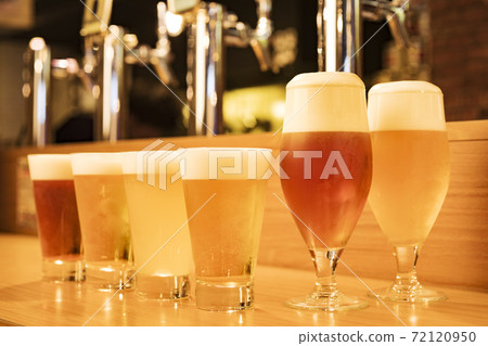 A collection of craft beers 72120950