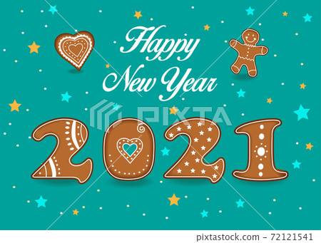Gingerbread New Year 2021 Gingerbread New Year 2021 72121541