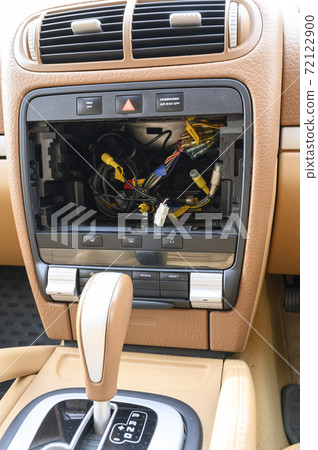 With the car navigation system removed With the car navigation system removed 72122900