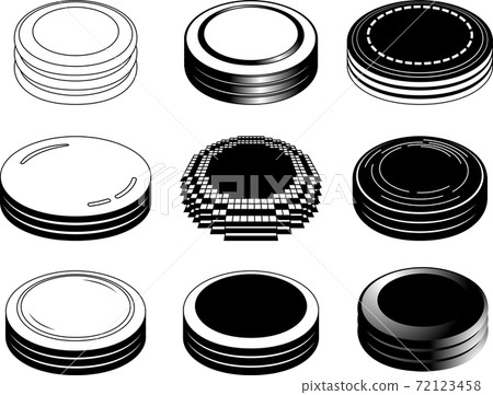 3疊硬幣硬幣虛擬貨幣資產管理財務 72123458