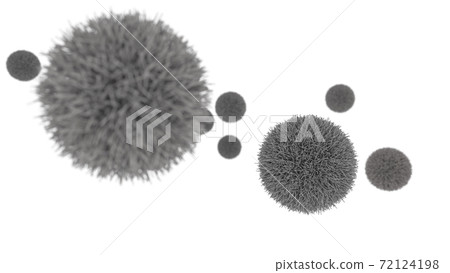 灰塵，病毒花粉圖像CG 72124198