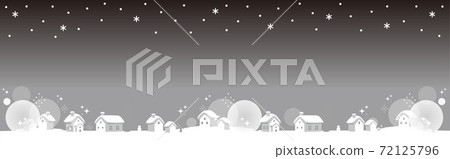 Winter townscape snow landscape banner background copy space illustration Winter townscape snow landscape banner background copy space illustration 72125796