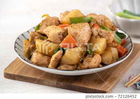 Potato Chicken Chicken Taiwan Food Potato Chicken food ジャガイモ チキン 72126452