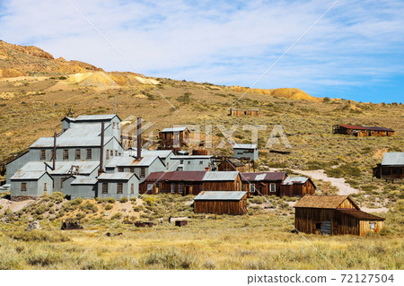 Abandoned gold processing plant, Bodie, Ghost Town, California 72127504
