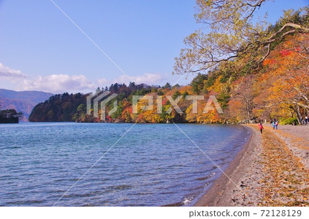 十和田湖十和田八m平國家公園青森縣十和田市秋葉 照片素材 圖片 圖庫