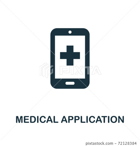 Medical Application icon. Simple element from digital health collection. Creative Medical Application icon for web design, templates, infographics and more 72128384