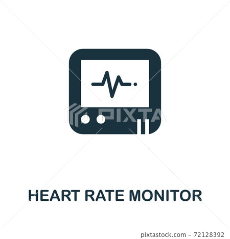 Heart Rate Monitor icon. Simple element from digital health collection. Creative Heart Rate Monitor icon for web design, templates, infographics and more 72128392