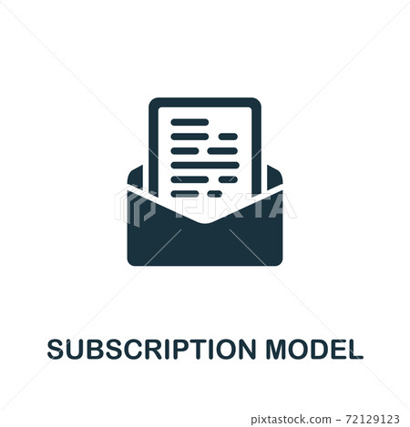 Subscription Model icon. Simple element from content marketing collection. Creative Subscription Model icon for web design, templates, infographics and more Subscription Model icon. Simple element from content marketing collection. Creative Subscription Model icon for web design, templates, infographics and more 72129123