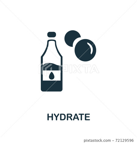 Hydrate icon. Simple illustration from biohacking collection. Creative Hydrate icon for web design, templates, infographics Hydrate icon. Simple illustration from biohacking collection. Creative Hydrate icon for web design, templates, infographics 72129596