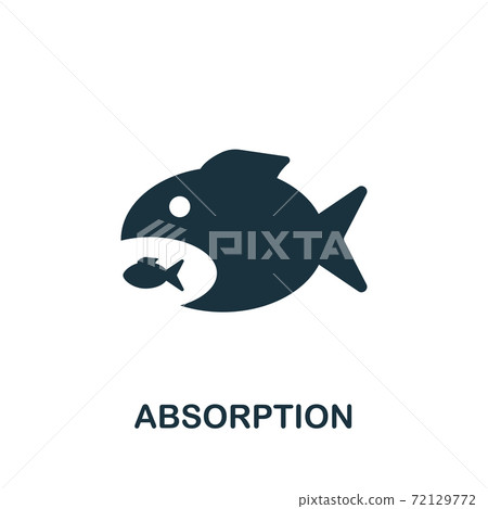 Absorption icon. Simple element from banking collection. Creative Absorption icon for web design, templates, infographics and more 72129772