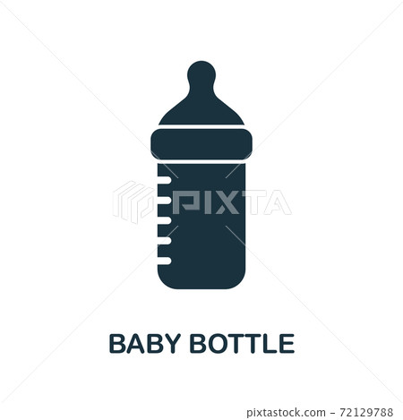 Baby Bottle icon. Simple element from baby feeding collection. Creative Baby Bottle icon for web design, templates, infographics and more 72129788