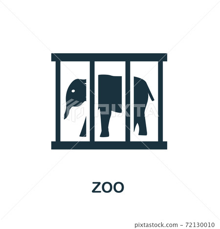 Zoo icon. Simple element from amusement park collection. Creative Zoo icon for web design, templates, infographics and more Zoo icon. Simple element from amusement park collection. Creative Zoo icon for web design, templates, infographics and more 72130010