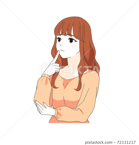 Suspecting woman 72131217